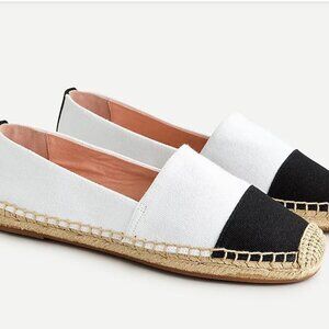 J.Crew Canvas Shoes Slip-ons Loafers with Toe Cap - SOLD OUT!